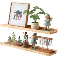 OEM Set van 2 houten balken van lariks, geschikt voor verschillende ruimtes
