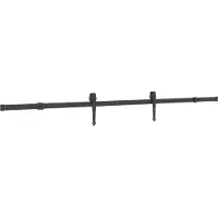 vidaXL Schuifdeur NARVIK, natuurlijk en zwart, 70 x 210 cm (213,5 cm)