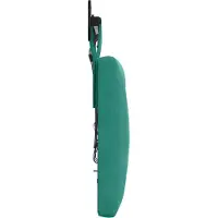 vidaXL Hangend hoofdbord Turquoise Fluweel