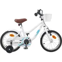 vidaXL Kinderfiets 16 Inch voor 4-6 jaar oud Wit