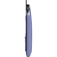 vidaXL Hangend hoofdbord Jeans Blauw Stof