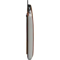 vidaXL Hangend hoofdbord Wolkgrijs Antiek PU