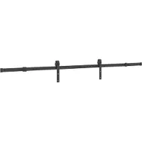 vidaXL Schuifdeur NARVIK, 70 x 210 cm (213,5 cm), natuurlijke kleur en zwart