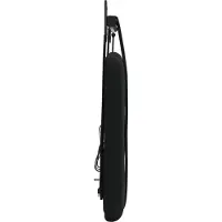 vidaXL Hangend hoofdbord Met LED-verlichting Zwart Fluweel