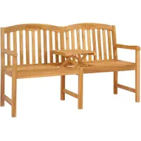 vidaXL Handgemaakte Rozenbank 150,5 x 60 x 95 cm Massief Teakhout