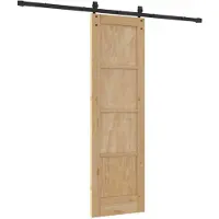vidaXL Schuifdeur ORKDAL 61 x 198,5 cm Massief grenenhout Naturel