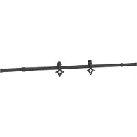vidaXL Schuifdeur NARVIK, natuurlijk en zwart, 70 x 210 cm (213,5 cm)
