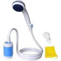 OEM Draagbare elektrische douche voor op de camping, met een krachtige batterij en instelbare watersnelheid