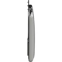 vidaXL Hangend hoofdbord Wolkgrijs Stof