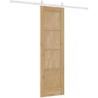 vidaXL Schuifdeur ORKDAL 61 x 198,5 cm Massief grenenhout