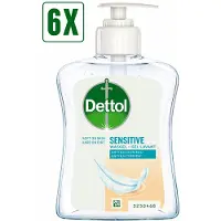 Dettol 6 x Handzeep Gevoelige Huid - 250 ml