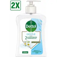Dettol - Handzeep - Gentle - Kamille & Katoenbloesem - 250 ml - Voordeelverpakking - 2 stuks