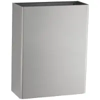 Bobrick B-279 Classic Series roestvrijstalen afvalbak, matte afwerking, 24 liter