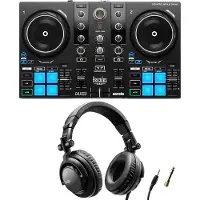 Hercules DJ Starter Kit: DJControl Inpulse 200 MK3 DJ-Controller + HDP DJ45 Hoofdtelefoon - Complete Bundel voor Beginners - Inclusief DJ-Software en Handleiding
