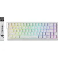 Attack Shark X68 HE - Rapid Trigger - Hall Effect - 8000Hz - 0.01mm RT - Magnetisch Gaming Toetsenbord - RGB - 60% - QWERTY - Wired - Wit