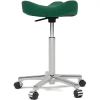 Varier Move with wheels - Groen/Chroom