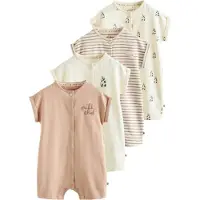 Next Rompertje/body ivoor / cappuccino / mokka / zwart