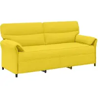 vidaXL Bank 100% polyester metalen frame MDF, Multiplex