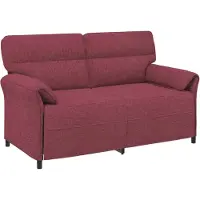 vidaXL Bank 100% polyester metalen frame MDF, Multiplex