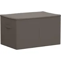 vidaXL Opbergbox 6 st Nonwoven stof 55 x 35 x 32 cm 61,6 L Antraciet