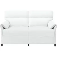 vidaXL Bank 100% polyester metalen frame MDF, Multiplex