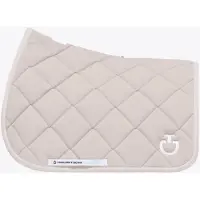 Cavalleria Toscana Diamond Quilted Jersey Zadeldek Full Light Beige