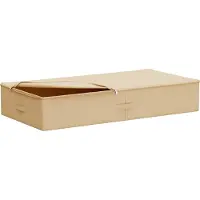 vidaXL Opbergbox 2 st Nonwoven stof 100 x 50 x 18 cm 90 l Crèmekleurig
