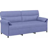 vidaXL Bank 100% polyester metalen frame MDF, Multiplex