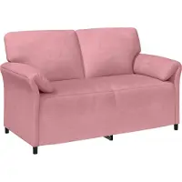 vidaXL 2-Zits Sofa Roze 158 x 83 x 95 cm Fluweel