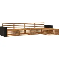 vidaXL Buiten bank set 5 st Naturel Massief Acacia Hout