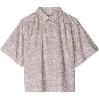Marc O'Polo Blouse goudgeel / rosa / wit