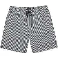 Men Plus - Heren - zwemshort seersucker elastische tailleband tot 8XL - Navy blauw - Maat 5XL