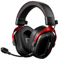 MCHOSE S9 Series - Gaming Headset - Draadloos - Surround - Bluetooth 5.3 - 55 uur batterijduur - Rood/Zwart