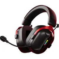 MCHOSE S9 Series - Gaming Headset - Draadloos - Surround - Bluetooth 5.3 - 55 uur batterijduur - Rood/Zwart