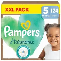Pampers - Harmonie - Maat 5 - Mega Pack - 124 stuks - 11/16 KG