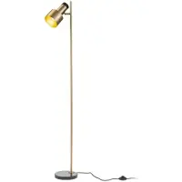 RED - DESIGN RENDL RENDL DIVINA: Vloerlamp, messing/zwart marmer, 230 V, E27, 5 W, R14262