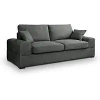 Furnilux Grijze 3-zitsbank veda | moderne woonbank met textiel | snelle levering