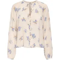 ONLY Blouse 'ONLFUSINA' crème / lichtblauw / lichtgeel