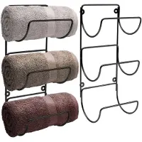 OEM Handdoekhouder voor wandmontage, geschikt voor badkamer en sauna, voor het opbergen van handdoeken