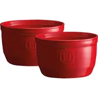 Emile Henry pasteibakje N.10 - set 2 stuks - rood