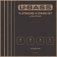 Galli Strings KA-BASS-4FW flatwound snarenset voor bas ukelele