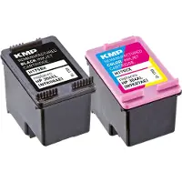 KMP MULTIPACK H175VX - 2-pack - Zwart, kleuren (Cyaan, Magenta, Geel) - compatibel - Inktpatroon - voor HP AMP 130; Deskjet 26XX, 37XX; Envy 50XX