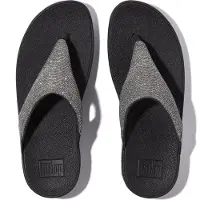FitFlop Lulu shimmerlux toe-post sandals