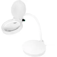 Logilink WZ0067 LED-loepverlichting, met 2 lenzen, wit, dimbaar