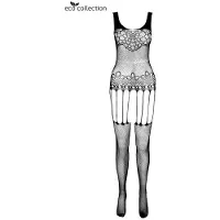 ECO Passion Catsuit met open onderkant zwart