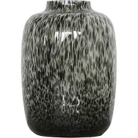 Vase the World Kara large grey cheetah Ø32,5 x H45 cm