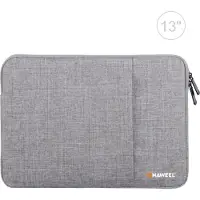 Haweel Sleeve Pouch Hoes Etui voor - Apple Macbook Air 13" M1 M2 - Laptop Grijs