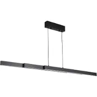 Searchlight Hanglamp Linear verstelbaar zwart
