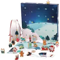 Vilac Adventskalender Touche et Trouve - - Blauw - Hout - Vanaf 2 jaar