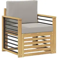 vidaXL Buiten bank set Polyester Wit